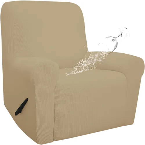 Vista 40 de Easy-Going - Funda 100 % impermeable doble para sofá reclinable, diseño jacquard, en 1 pieza, a prueba de derrames, para niños, mascotas, perros