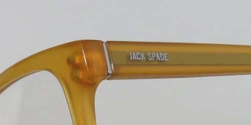 Vista 6 de Jack Spade Anderson - Gafas de sol para hombre diseño clásico con borde completo amarillo