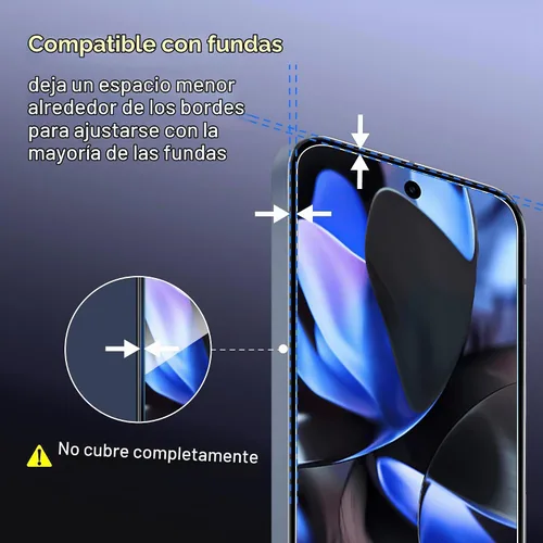 Vista 6 de AACL Protector de pantalla para Google Pixel 10 Pro XL/Pixel 9 Pro XL 9H