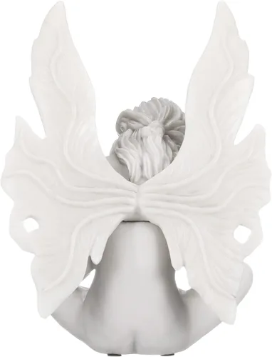 Vista 6 de Design Toscano Gazing Secret Garden - Figura de estatua de hada, 7 pulgadas de ancho, 10 pulgadas de alto, resina de piedra fundida, acabado