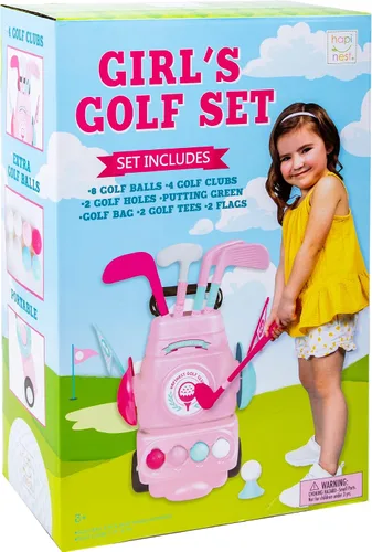 Vista 3 de Hapinest Juego de golf para niña pequeña, color rosa