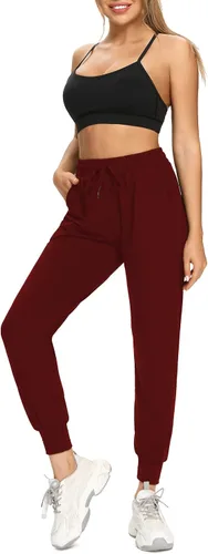 Vista 5 de FULLSOFT Paquete de 3 pantalones deportivos para mujer con bolsillos, leggings atléticos para entrenamiento, yoga, correr