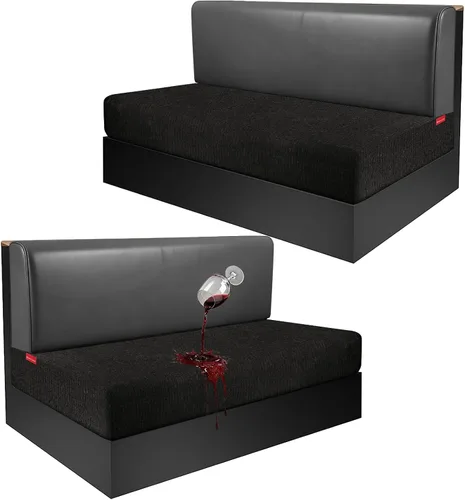 Vista 33 de Fundas de cojín impermeables para sofá, funda elástica lavable con diseño elástico antideslizante, protector de muebles para mascotas y niños