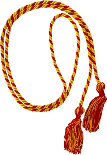 Vista 144 de Cordón de honor de graduación para graduaciones universitarias, escuela secundaria y más duradero y brillante (oro antiguo) - Paquete de 10