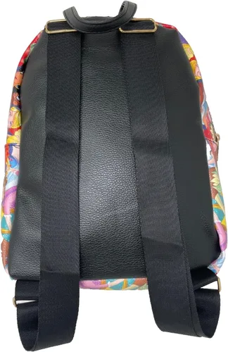 Vista 3 de Disney Princess All Over print 10" Mini Deluxe PU Mochila con 1 bolsillo frontal, Varios colores, Princesa