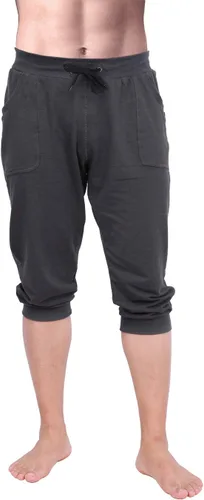 Vista 2 de HDE Pantalones cortos capri de yoga para hombre con bolsillos para correr