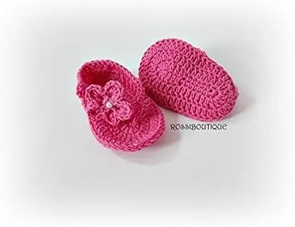 Vista 3 de Pink Baby Flip Flops, Newborn Sandals