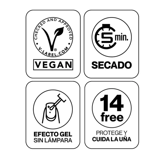 Vista 3 de MASGLO GEL EVOLUTION - Esmalte de uñas efecto gel, no requiere lámpara UV/Led, duración hasta 12 días, 1 pieza de color Gel sin necesidad de lampara