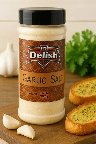 Vista 3 de Sal de ajo de Its Delish (tarro mediano)