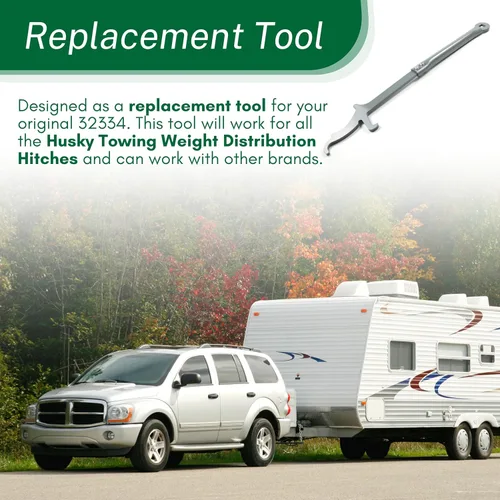 Vista 4 de 32334 RuggedXL Kit de herramientas de elevación, enganche de distribución de peso de línea central de remolque Husky