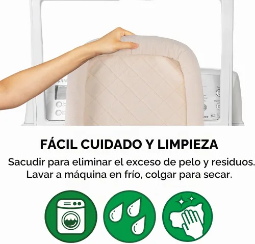 Vista 7 de Furhaven Cama para Perros para Perros Medianos/Pequeños y Gatos de Interior, 100% Lavable, Dimensionada para Adaptarse a Jaulas - Almohadilla
