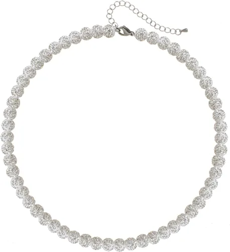 Vista 28 de Collar de béisbol – Collar de colección de hielo con cuentas de arcilla brillante con purpurina para hombres y niños, regalos geniales