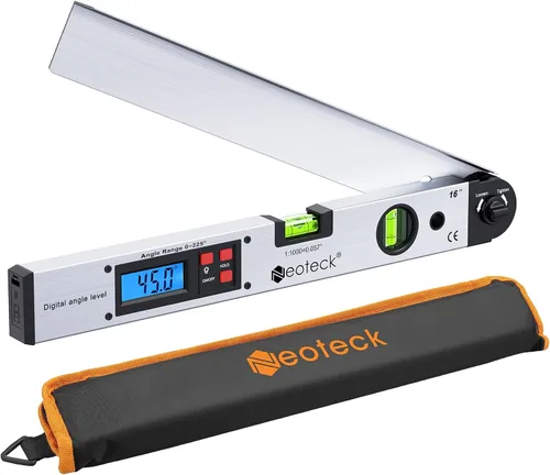 Vista 8 de Neoteck 225 ° 16 retroiluminación de aluminio del LCD del transportador del Dorado