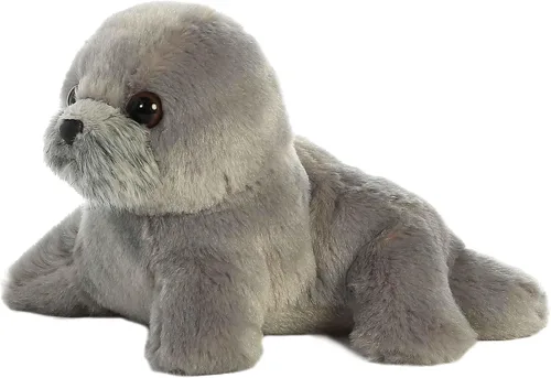 Vista 37 de Aurora® Adorable Mini Flopsie™ Mei Mei™ Animal de peluche, facilidad juguetona, compañeros atemporales, color blanco, 8 pulgadas