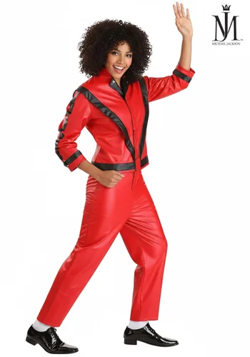 Vista 6 de Disfraz de Michael Jackson Thriller para Hombre Multicolor