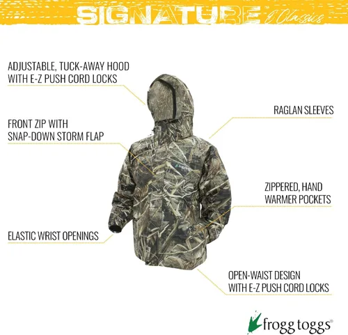Vista 40 de FROGG TOGGS Chaqueta impermeable y transpirable clásica para hombre