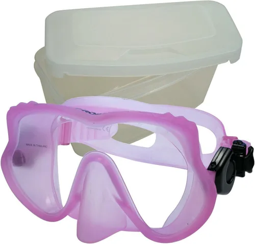Vista 3 de Promate Máscara sin marco para buceo snorkel con máscara caja protectora