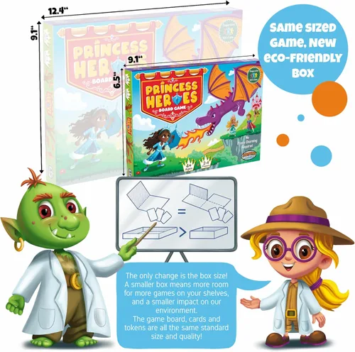 Vista 8 de Juego de mesa Princess Heroes – Juego cooperativo de castillo de princesa para niños de 4 años en adelante – Los niños desarrollan nuevas