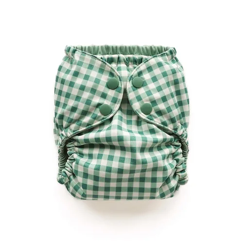 Vista 13 de Esembly Funda para pañales de tela – Pañal de natación reutilizable, impermeable, transpirable, capa exterior ajustable sobre interior absorbente