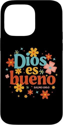 Vista 21 de Funda religiosa de la Biblia para iPhone 16 Dios Es Bueno Spanish Christian Jesus God
