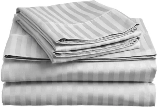 Vista 22 de Juego de sábanas de lujo para sofá cama individual, color negro, 100% algodón egipcio de 800 hilos, se adapta fácilmente a colchones de hasta 5