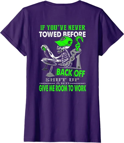 Vista 10 de Proud Tow Truck Operator - Camiseta, Negro, S