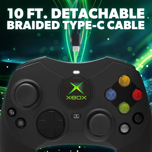 Vista 5 de Xbox Accessory: Hyperkin DuchesS Wired Controller for Xbox Series X Black-Officially Licensed by Xbox