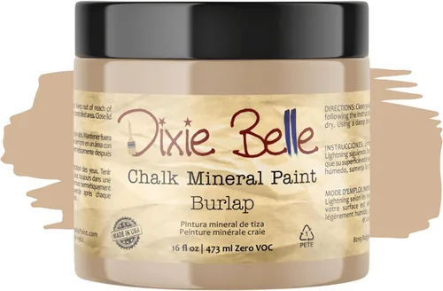 Vista 40 de Pintura para muebles con acabado de tiza Dixie Belle Paint Company - Amatista (4oz) - Pintura mineral de tiza chic púrpura profundo mate