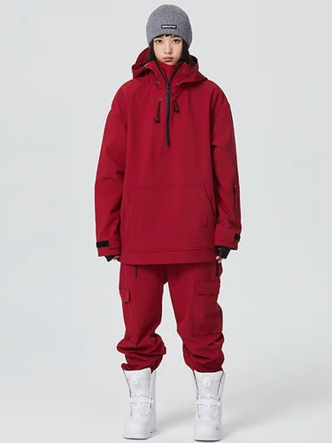 Vista 47 de RIUIYELE Traje de esquí para mujer, chaqueta y pantalones de snowboard para deportes al aire libre, traje de nieve con aislamiento impermeable