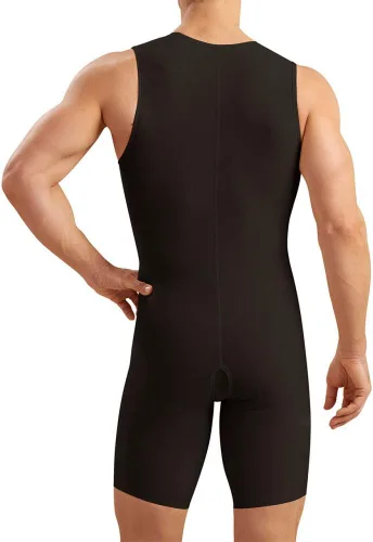 Vista 5 de MARENA MB2 Stage 2 Body sin mangas para hombre - Prenda de compresión poscirugía