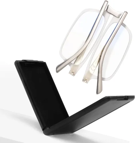Vista 6 de SKYOAK Gafas de Sol de Lectura Plegables Irrompibles Evolucionadas para Mujeres y Hombres con Bloqueo de Luz Azul Anti UV Anti Fatiga Ocular