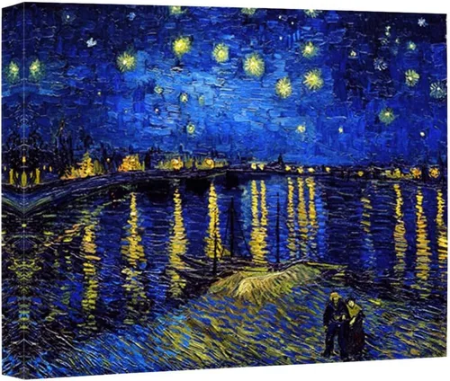 Vista 21 de ELITEART -Van Gogh (12x16, La noche estrellada)