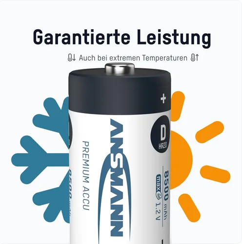 Vista 5 de Ansmann Max-E D 8500 mAh 2pk 5035362/01