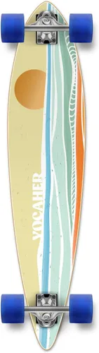 Vista 30 de Yocaher Earth Series - Patinetas completas Longboard con BlackWidow Premium 80A Grip Tape Aluminio Truck ABEC-9 Rodamiento 2.756 in Ruedas
