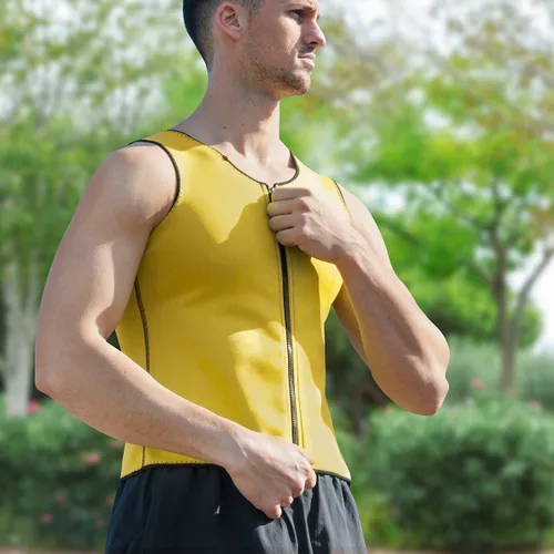 Vista 3 de Chaleco Deportivo con Efecto Sauna para Hombre Passwa InnovaGoods