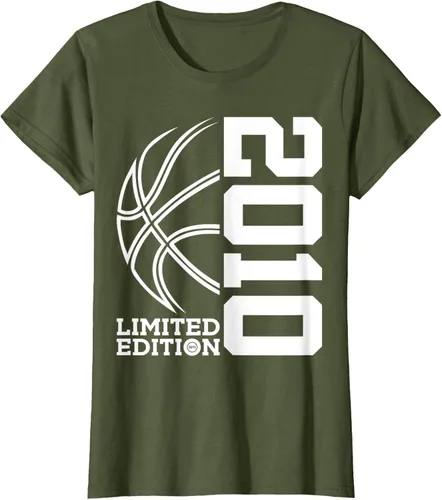 Vista 100 de Camiseta de baloncesto de 13 cumpleaños edición limitada 2010, Negro