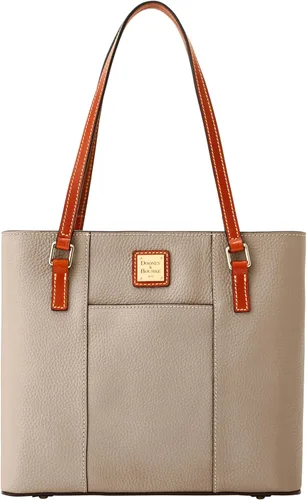 Vista 11 de Dooney & Bourke Women's Lexington Tote in Pebble Grain Leather, Handbag with Long Leather Shoulder Straps Negro