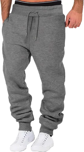 Vista 62 de Pantalones deportivos para hombre, pantalones de otoño e invierno y sólidos para hombres y hombres, cómodos con múltiples bolsillos