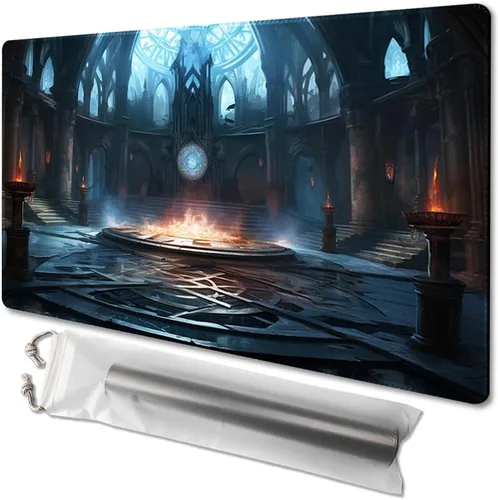 Vista 31 de MTG - Tapete de juego tamaño 24 x 14 pulgadas, bolsas de almacenamiento gratuitas, respaldo antideslizante, impresión, ideal para entusiastas
