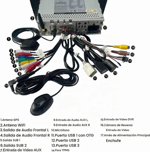 Vista 5 de SYGAV - Radio estéreo para automóvil con sistema Android, unidad principal de navegación GPS PX6 4G+64G para 2008-2013 con OEM Rockford+Carplay