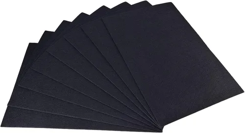 Vista 5 de Jtnohx - Fieltro rígido, hojas de fieltro de 2 mm de grosor para manualidades, cuadrados de tela de fieltro dura de 20,3 x 30,5 cm, 8 piezas