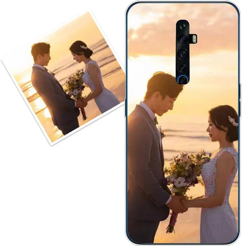 Vista 314 de Funda personalizada compatible con Oppo A1 Pro, fundas de teléfono personalizadas con imagen de foto, imagen de texto, cubierta transparente