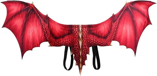 Vista 14 de Himine Alas de dragón no tejidas para adultos Cosplay Props