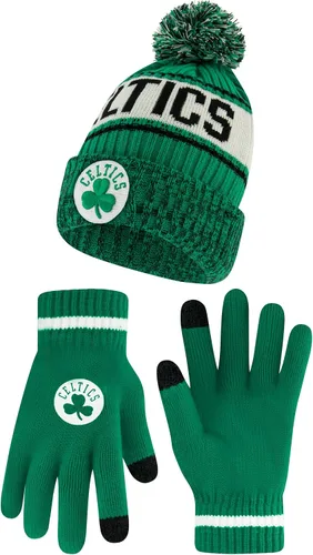 Vista 20 de Ultra Game NBA - Gorro de invierno súper suave para niños y niñas, con guantes de pantalla táctil extra cálidos