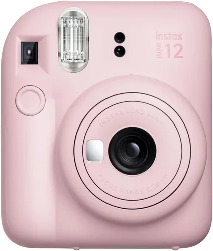 Vista 8 de Fujifilm Instax Mini 12 - Cámara instantánea (rosa flor) y paquete de película extra Fujifilm Instax Mini (40 hojas), cámara de película instantánea