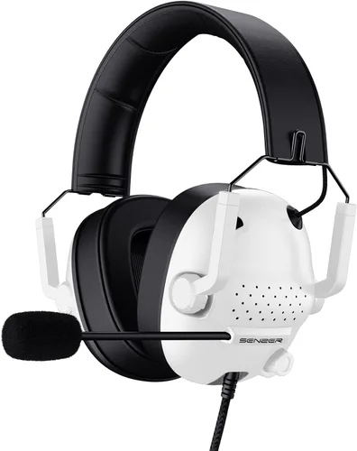 Vista 9 de SENZER SG500 Surround Sound Pro Auriculares Gaming con Micrófono de Cancelación de Ruido - Acolchado de Espuma Viscoelástica Suave - Auriculares