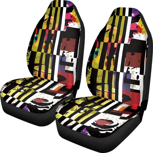Vista 30 de Fundas de asiento de coche con estampado de bandera estadounidense, fundas cómodas para asientos de automóvil, duraderas, ajuste universal