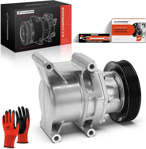 Vista 10 de A-Premium Compresor de aire acondicionado con embrague compatible con Mazda 2 2013-2014