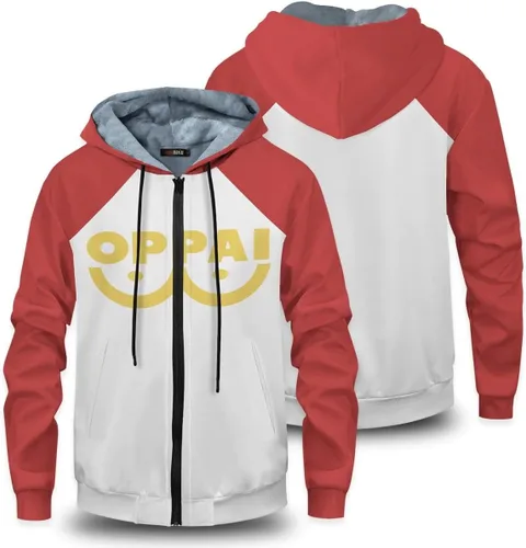 Vista 2 de DEXSHUN Saitama - Sudadera con capucha de anime para niños y adolescentes, para Navidad, cumpleaños, cálida y cómoda, regalo