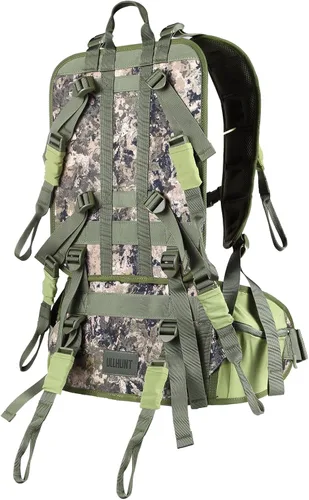 Vista 2 de UIIHUNT Tree Stand Transport System, Comfortable Padded Tree Stand Backpack Carry Straps, Adjustable Tree Stand Carrier System, Universal Fits Most